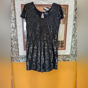 Diva by Emblex Black Sequin Dress